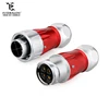 Round Shape Metal Shell Waterproof IP67 Electronic Components 4 Pin Outdoor Connector