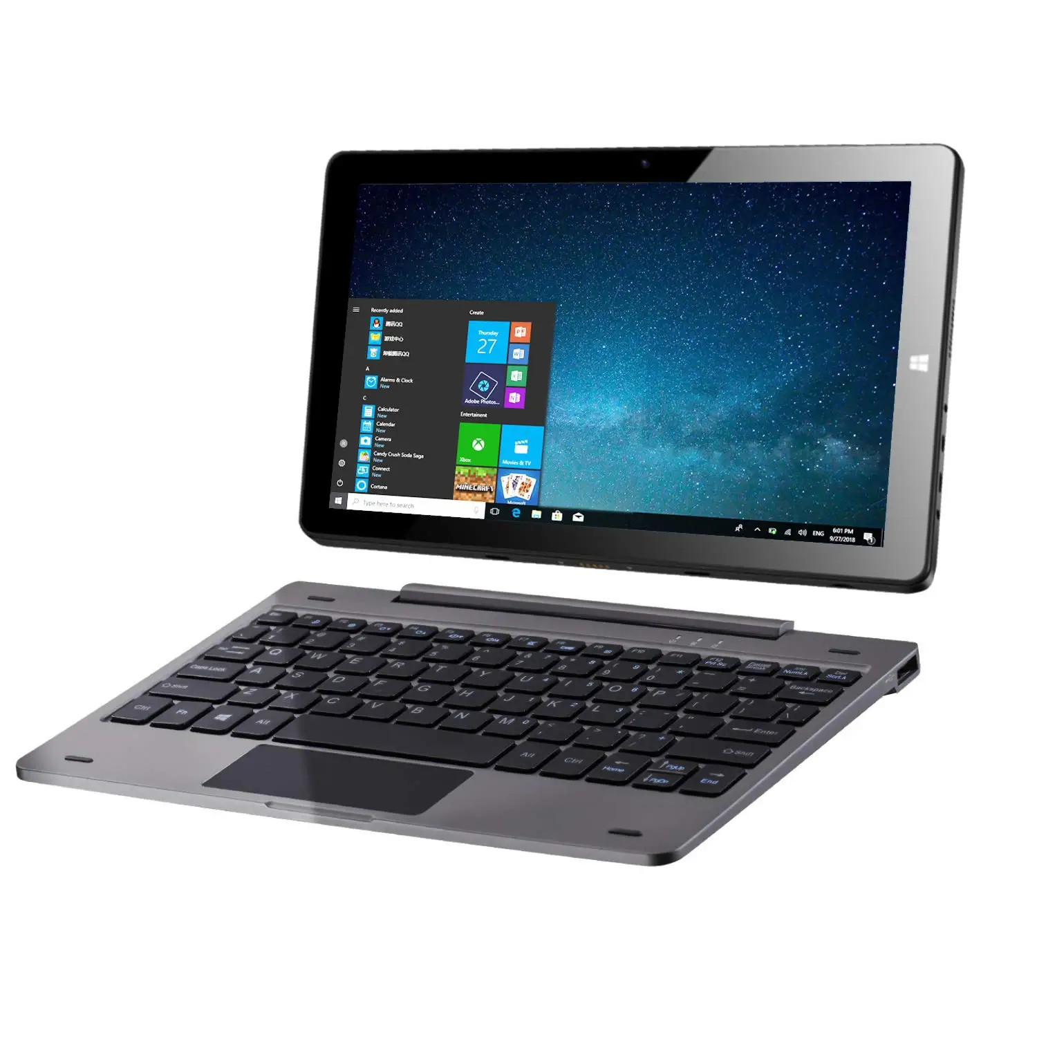 

portable pc Laptop 2 in 1 tablet with keyboard with Intel Processor IPS screen computers laptops and desktops
