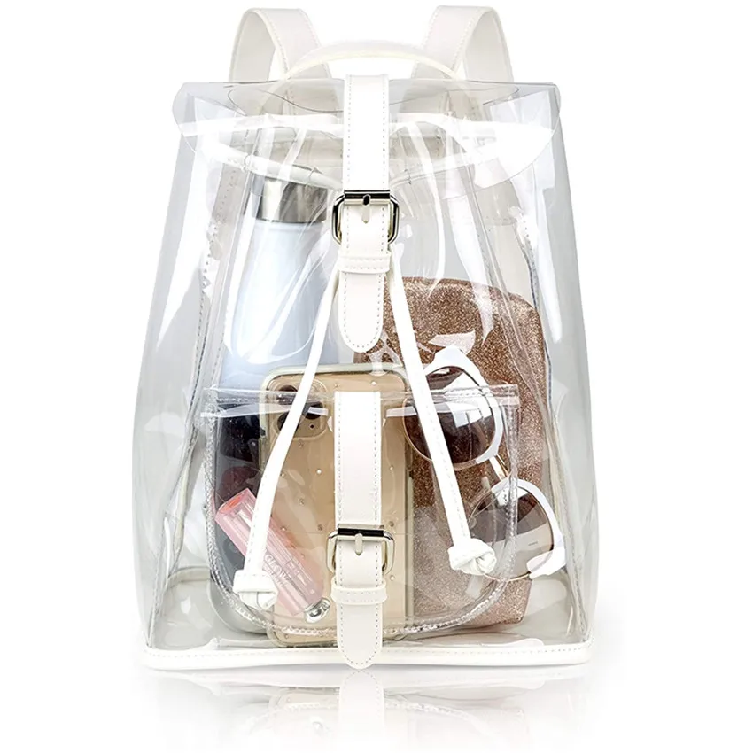 

Mini Clear Backpack Stadium Approved Bag, Transparent