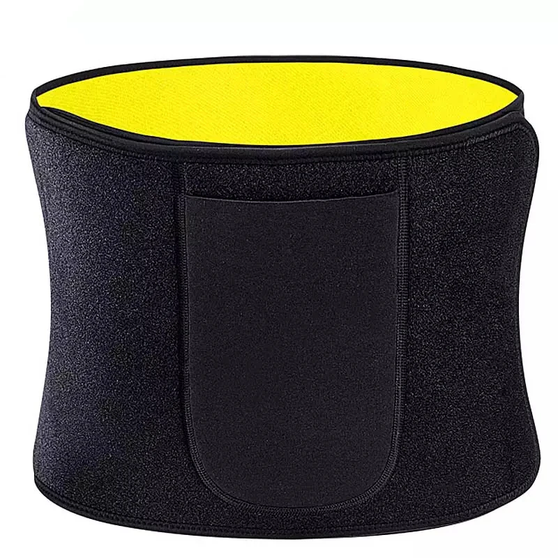 

New design sport waist trainer belt power belt waist trainers weight loss belt waist trainer, Black