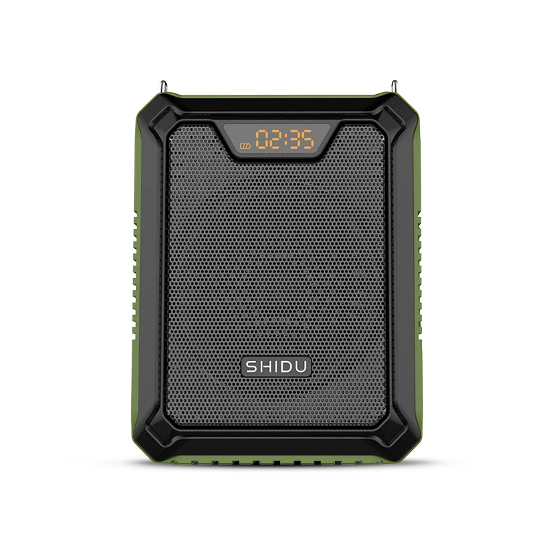 

SHIDU Active Powered Audio Player With Headset Mic Portable Rechargeable Waterproof Dustproof Teaching Wired Voice Amplifier