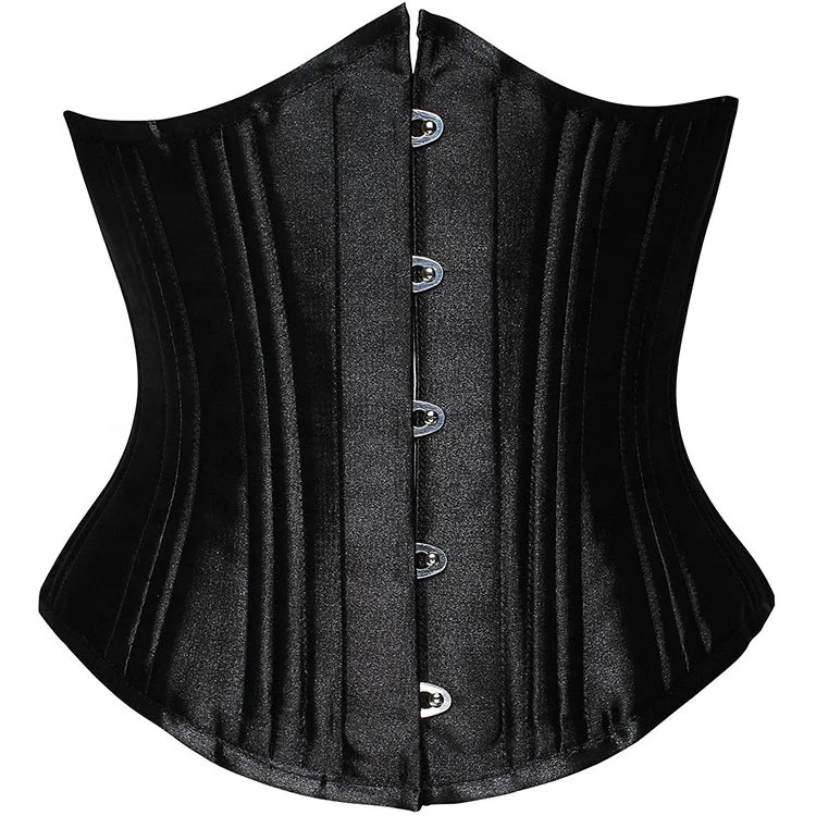 

26 Steel Bones Waist Trainer Shaper Attractive Black Bandage Body Shaper Bow Body Shapewear Corset, Black can be customerized