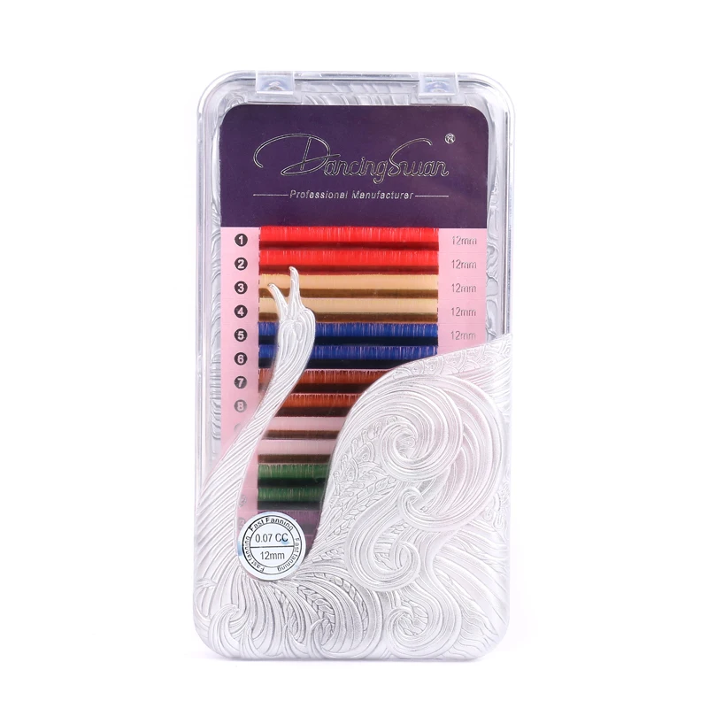 

Colored Eyelash Extension color Colorful Eyelashes individual eyelash extension wholesale mink lashes