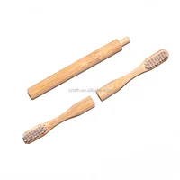 

Adult Removable eco-friendly biodegradable charcoal bristle toothbrush bamboo custom engraving Replaceable head