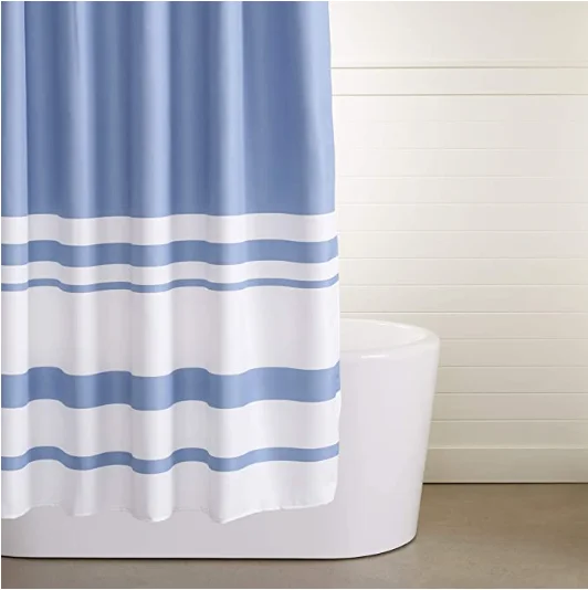 

Wholesale Popular Easy Installation Adjustable Waterproof Polyester Shower Curtain, Picture