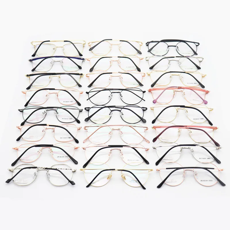 

2020 mixed batch popular Metal frame optical glasses frames clear transparent lens ladies men's spectacle eyeglasses frames