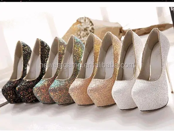 
16cm Heel shoe European African Fashion Woman Night Club Party Shoes Sexy Ladies Extreme High Heel Platform Shoes Pumps 