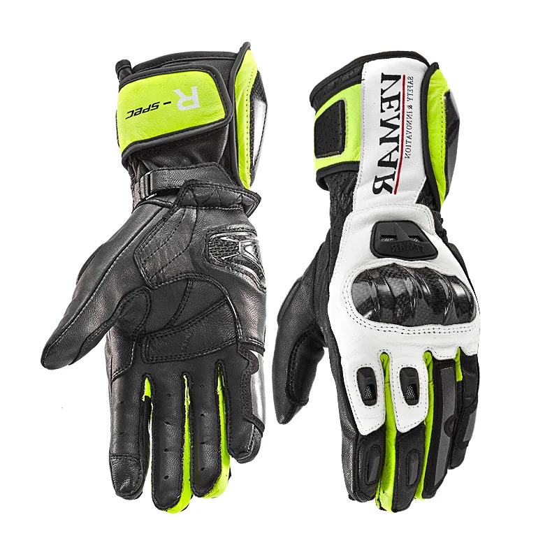 

Vemar Leather Motorcycle gloves Motocross Tactical Moto Motorbike Protection Gear Racing Full Finger gloves Touch Screen