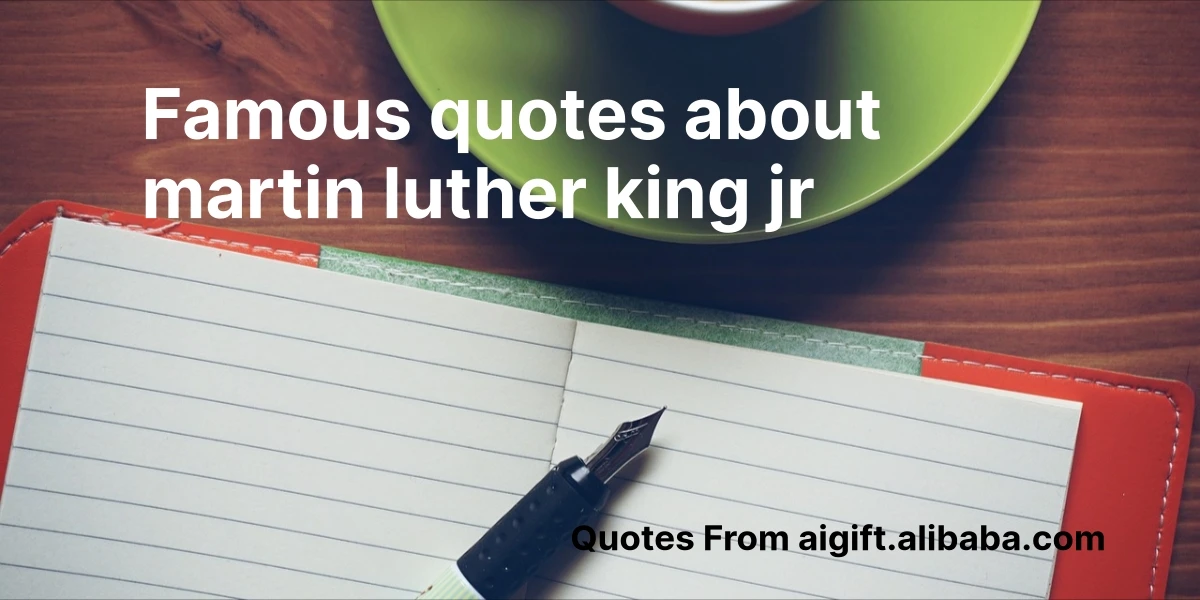 famous quotes about martin luther king jr