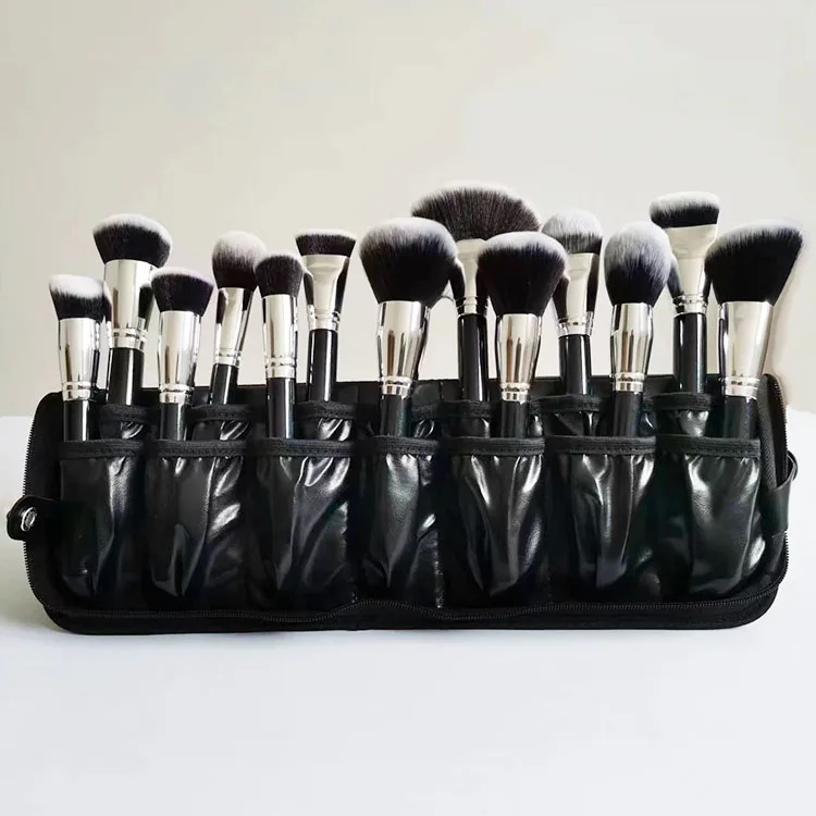 

40pcs Wooden Handle MakeUp Brush Luxury Complete Eye Shadow Foundation Powder Makeup Brush Set Cosmetic Beauty Tool Kit With Bag