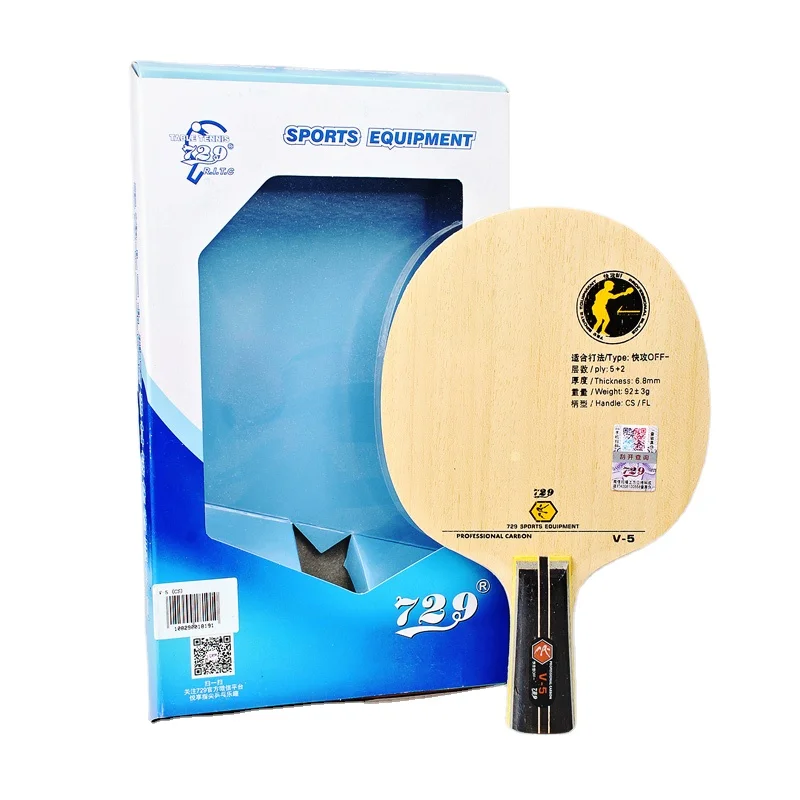 

Friendship 729 professional table tennis racket soleplate v-5 pen-hold and horizontal