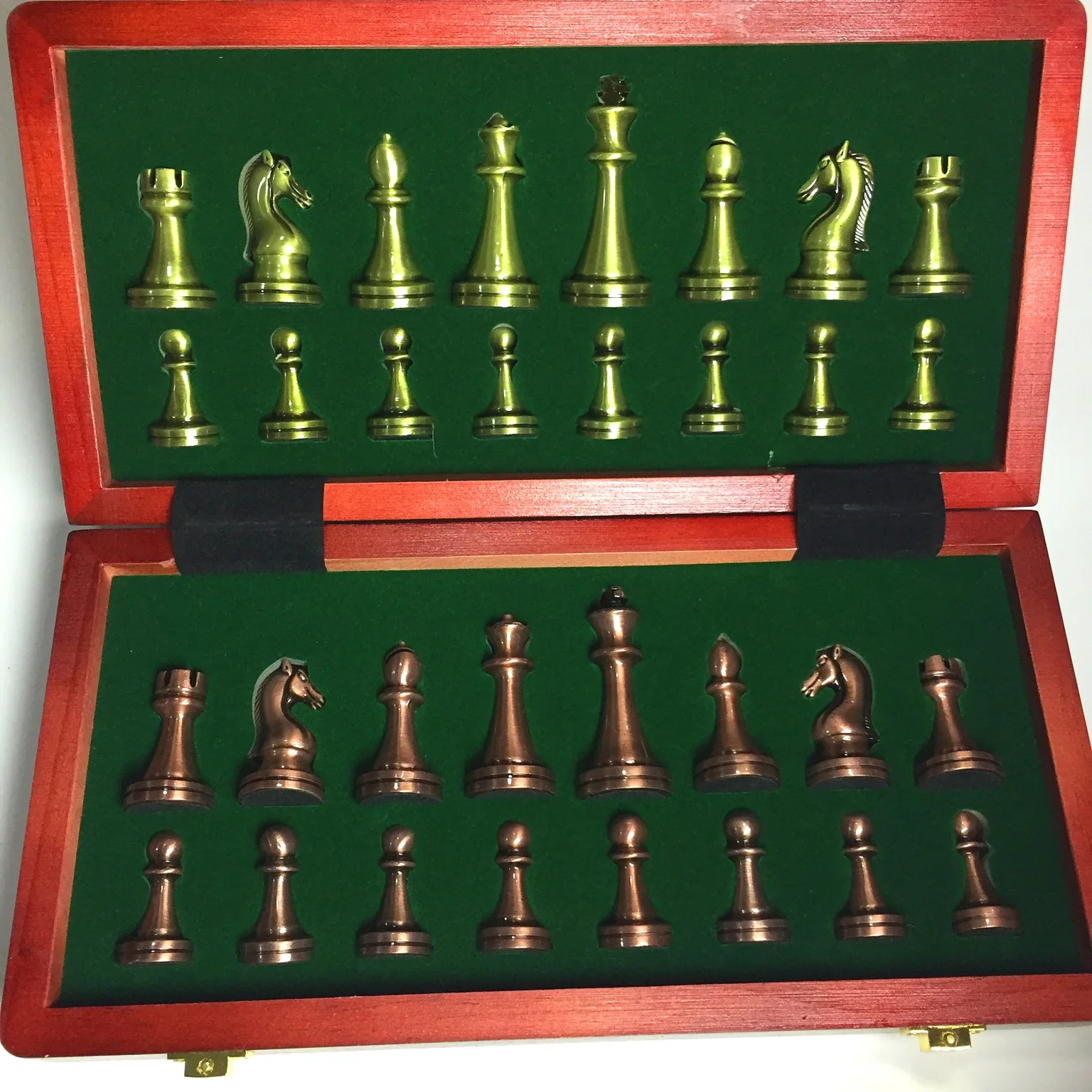 Ajedrez Schachfiguren Chess Set Tournament Old Wood Chess Game Set Top