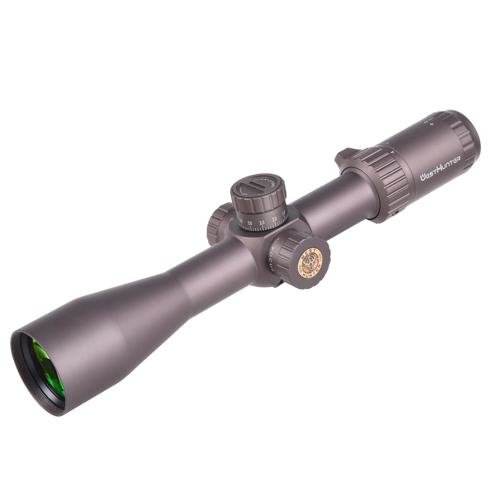 

First Focal Plane Hunting Riflescope WESTHUNTER HD 4-16X44 FFP Scope Side Parallax Wheel Tactical Sight Fit For .223 .308