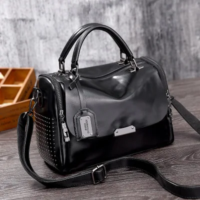 

SL108 9 Wholesale bags handbags for women rivet handbags ladies leather handbags