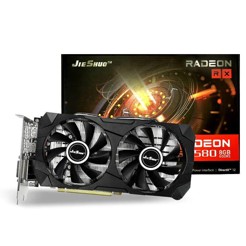 

Hot graphics card 8gb RX580 oem amd rx 580 for gaming gpu 580 8gb 8g 6600xt 6600 m 6600m graphics cards