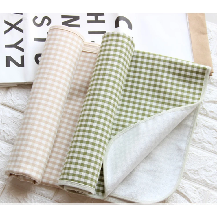 

FreeExport New Reusable Infant Change Mat Soft Minky Large Urine Change Baby Waterproof Urine Pad