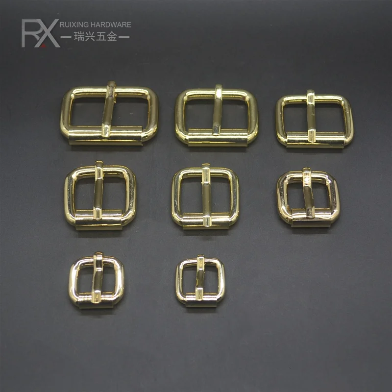 

ECO-friendly metal quick side release bag strap buckle handbag slide cylinder bag fittings adjust roll pin buckle for belt ring