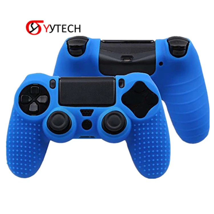 

SYYTECH Colorful Anti-slip Controller Silicone Cases Skin Non-slip Covers for PS4 Slim Pro Other Game Accessories