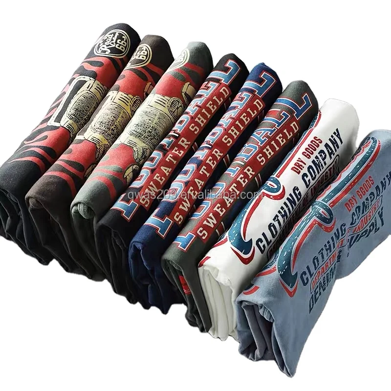 

New Men's short-sleeved t shirts summer Men's sport wear t shirts mixed print T Shirts