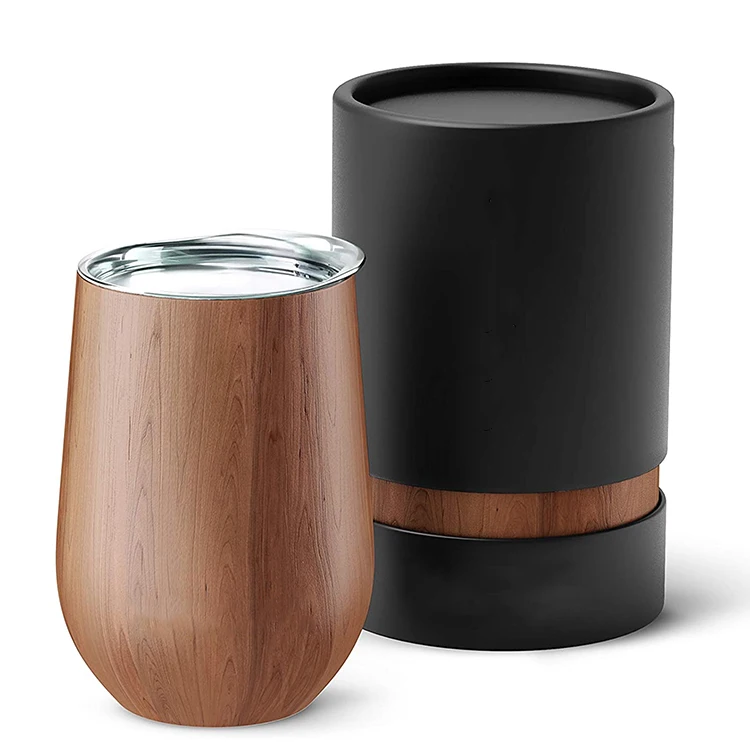 

everich wholesale insulated stemless 304 stainless steel wine tumbler with lid, Customized color