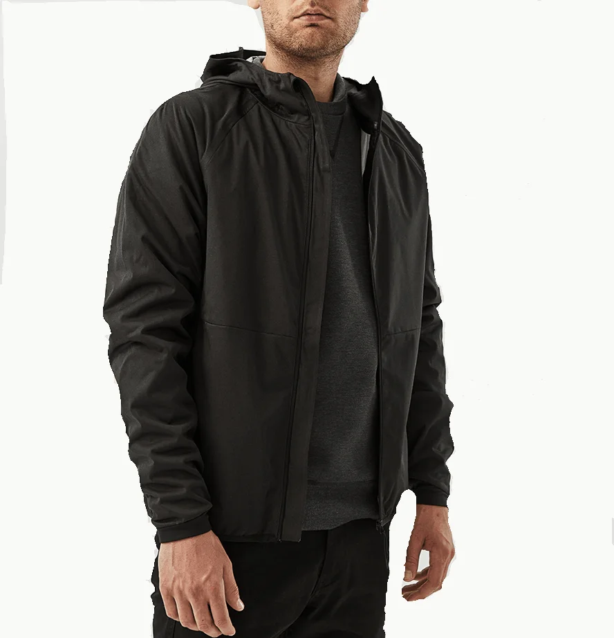 Mens Tactical Jacket Golf With Hooded Breathability Windbreaker