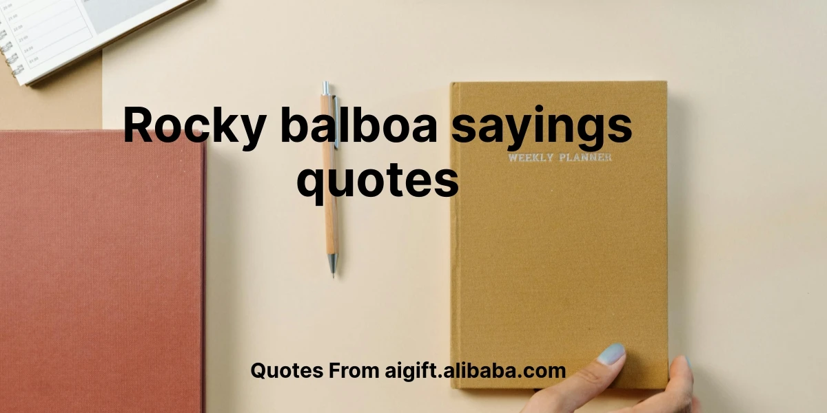 rocky balboa sayings quotes