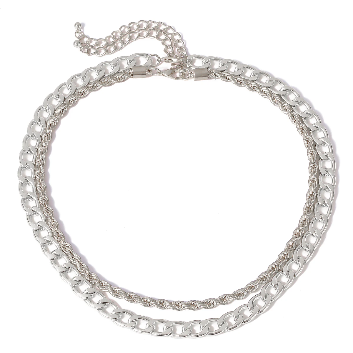 

Personalized street metal chain clavicle necklace retro simple necklace