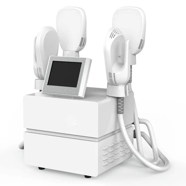 

electro muscle stimulation machine with ems electromagnetic muscle stimulation body contouring system, White