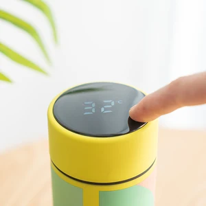 Image of Innovation temperature display drink water reminder stainless steel 480ml smart vacuum cup