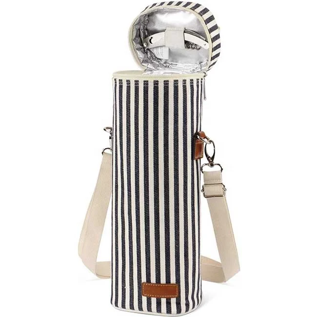 

Hot Sale Leakproof Printed Logo Eco Bottle Single Drinks Beverage Water Bottle Wine Cooler Bag, Same as pictures or customized