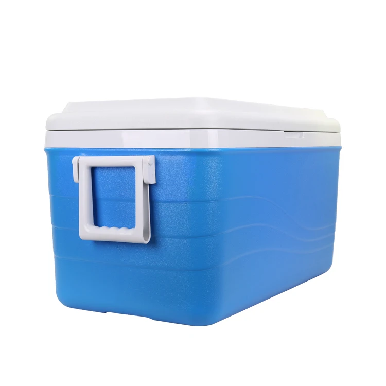 

45L cooler box portable PU form ice chest for camping fishing wholesale eco friendly waterproof insulated Ice chest, Red/blue/ customized