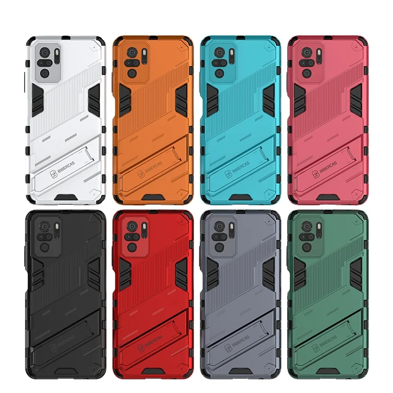 

High Quality Shockproof Magnetic Ring Stand Ultra fashion universal anti slip mobile Phone Case For Xiaomi Redmi Note 10 4G