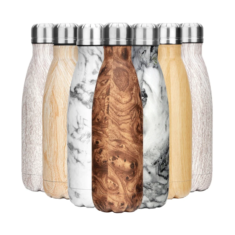 

Custom Double Wall Vaccum Stainless Steel Travel Cola Water drink Bottle, Customized color