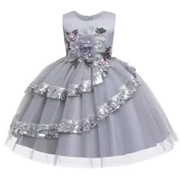 

wedding birthday party little girls sequin flower frocks for girl evening dresses