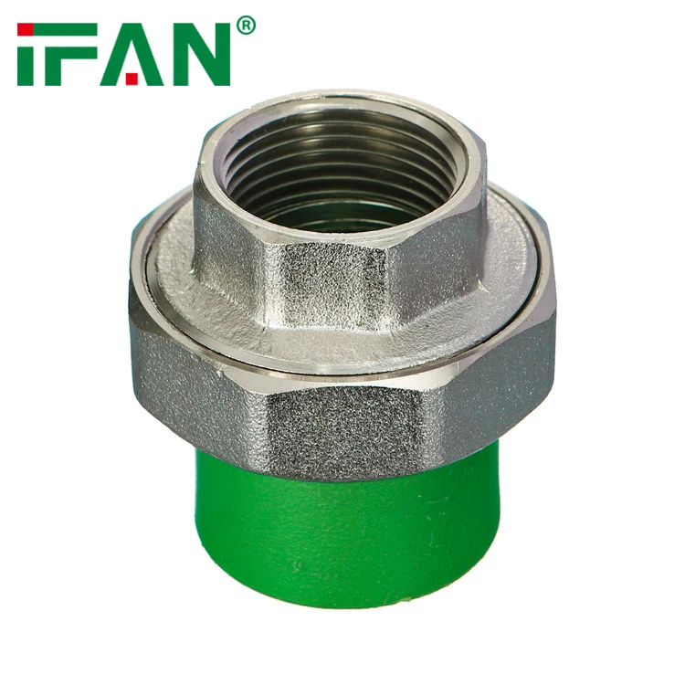 

IFAN Wholesale Price Green PPR Male Union Thread Brass PPR Fitting For Water Supply