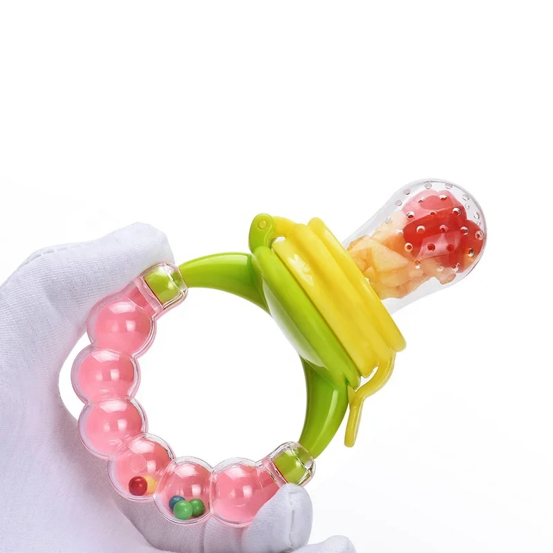 

Silicone Baby Pacifier Infant Nipple Soother Toddler Kids Pacifier Feeder For Fruits Food Nibbler Feeder Baby Feeding Pacifier, Silicone baby fruit feeder