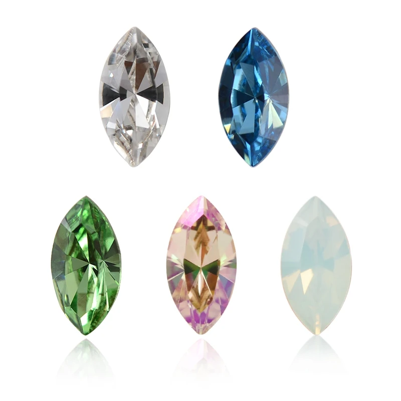 

high quality horse eye glass diamond DIY accessories garment accessories rhinestone factory direct sale, Colors