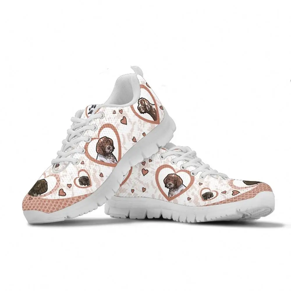 

Custom Image German Shorthaired Printed Women's Sneakers Footwear Upper Design Brand Mens Casual Sport Shoes Top Quality, Design your own shoes custom shoes made in china