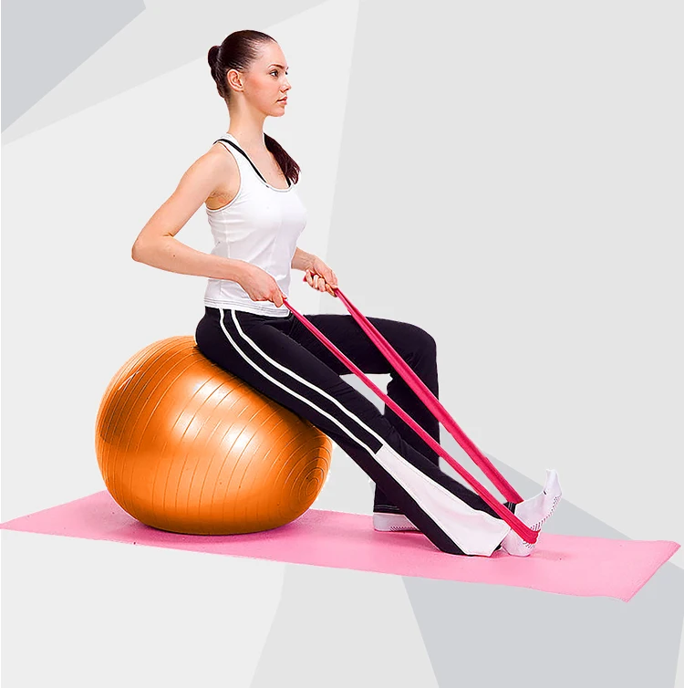

TOPKO 65cm 95cm anti burst exercise pilates fitness back muscle relax yoga ball premium rubber pvc yoga ball