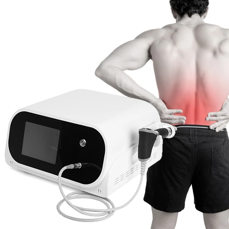 

New Pain Relief Focused Shockwave Machine Portable Device Shockwave Therapy Units For Sale, White