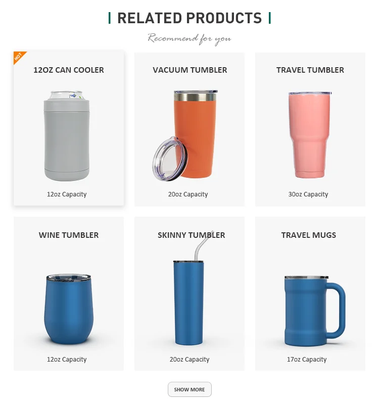 12oz stainless steel insulated can insulator