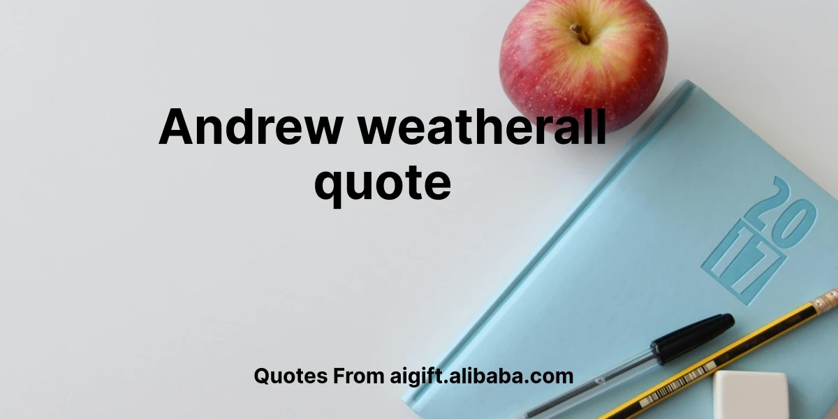 andrew weatherall quote