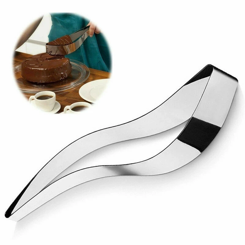 

C457 Stainless Steel Pie Fondant Dessert Bread Pastry Divider Kitchen Gadget Cake Slicer Cutter Slice Knife