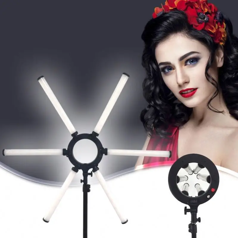 

Wholesale Beauty 120W Tiktok Photographic Selfie Led Ring Light With Tripod Stand For Live Stream Makeup Youtube Video, White