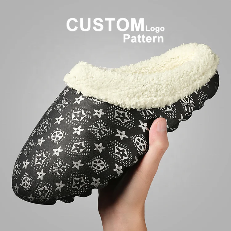 

2021 New Winter Plush Warm Waterproof Couples Non-Slip Cotton Cozy House Shoes Suitable Indoor and Outdoor Men Slippers For Wome, All color available