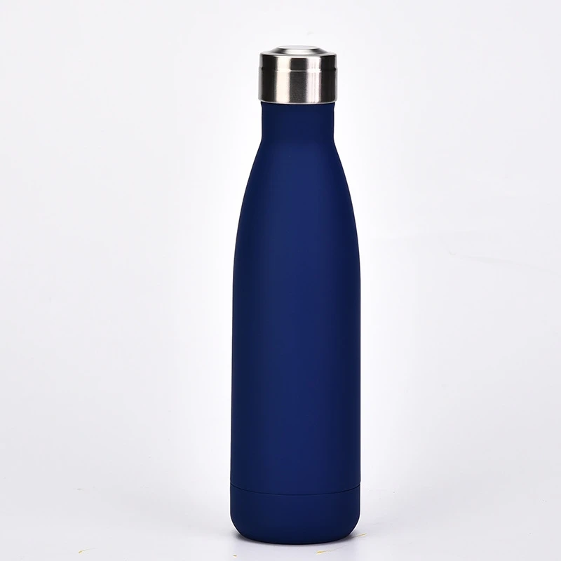 

500ML double wall bottle thermo vacuum flasks custom insulated stainless steel bullet with lid, Customized color