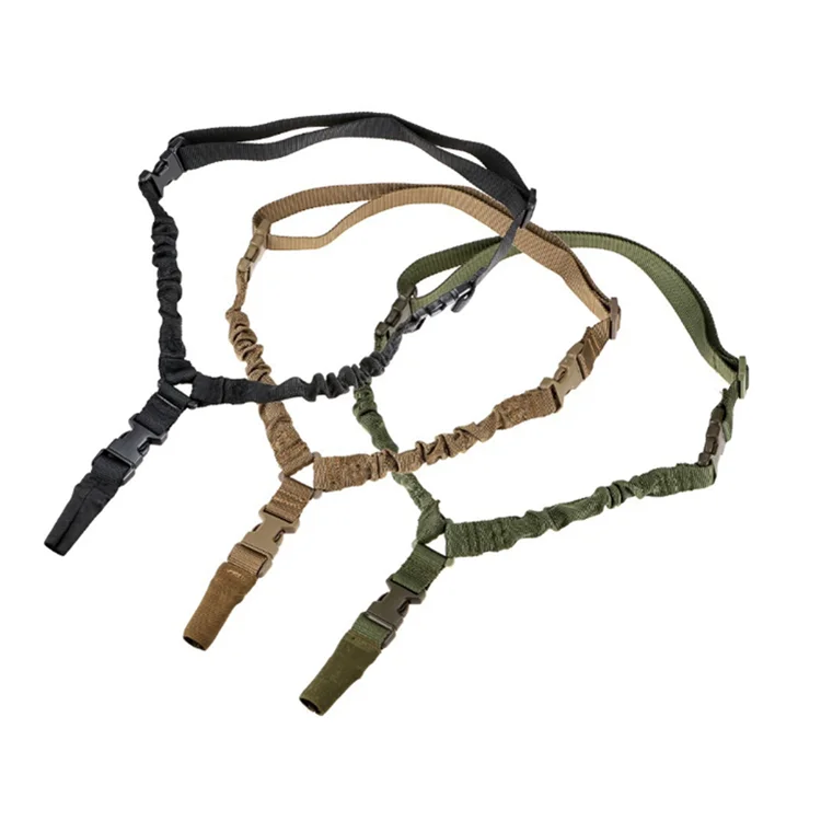 

Multi-function Adjustable Rifle Gun Sling Strap for Outdoor Hunting, Black, khaki, army green