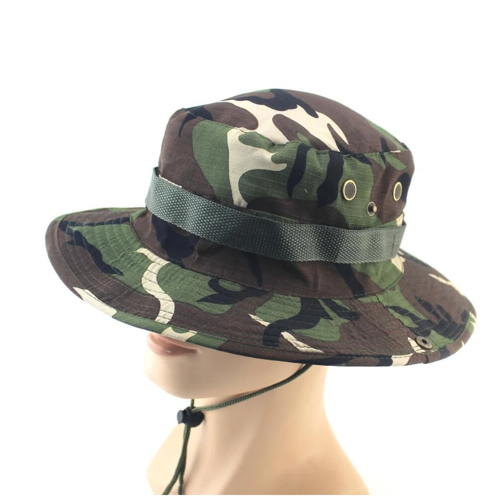 army bucket hat with string