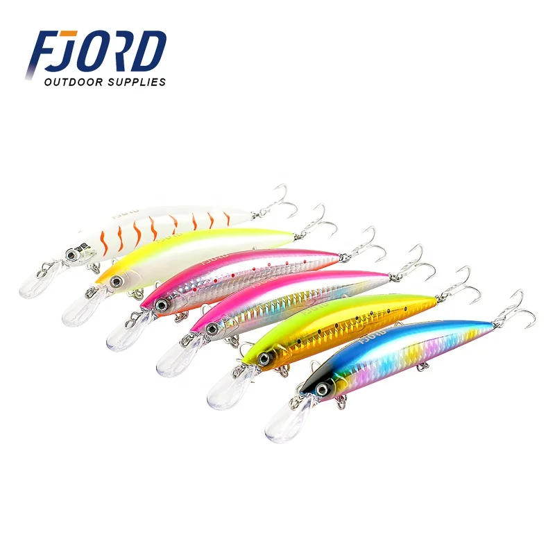 

FJORD 29g/90mm Wholesale Hard Plastic Minnow Lure With 11 Colors Fishing Lures Sinking Minnow