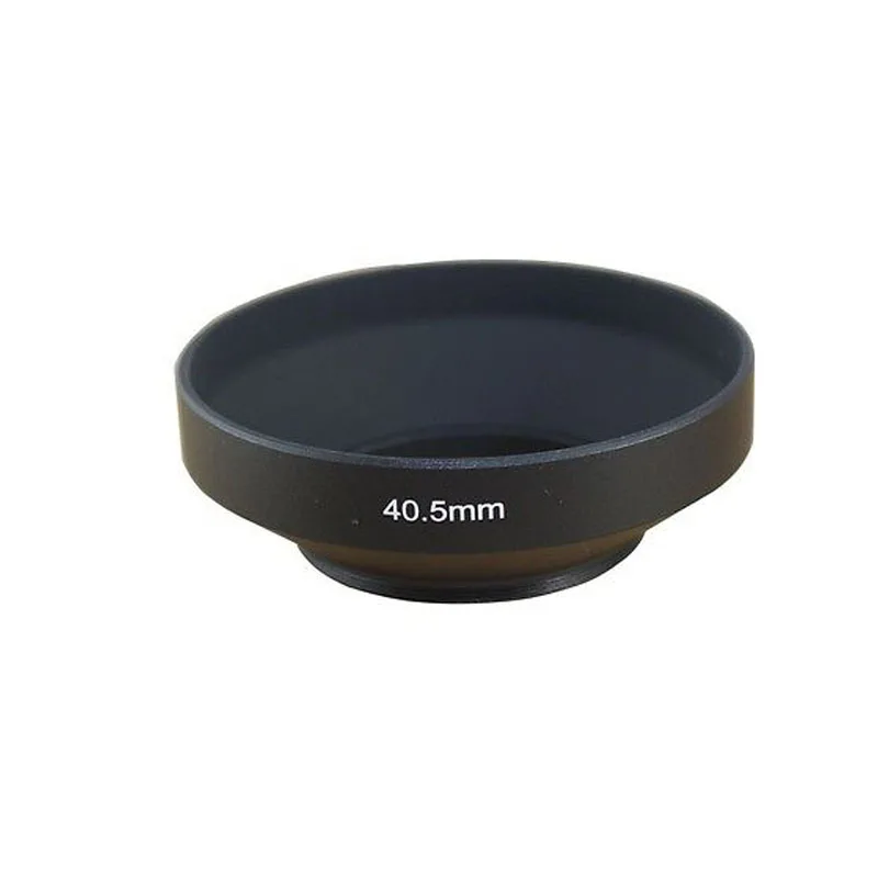 

37 39 40.5 43 46mm Black Camera Metal Lens Hood Wide Angle Screw In Mount Lens Hood for canon nikon for Sony Pentax